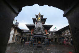 Daily Life in Nepal Adinath and Jalpa Devi Temples at Chobhar Hill