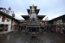 Daily Life in Nepal Adinath and Jalpa Devi Temples at Chobhar Hill