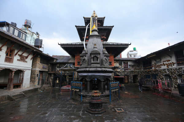 Daily Life in Nepal Adinath and Jalpa Devi Temples at Chobhar Hill