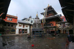 Daily Life in Nepal Adinath and Jalpa Devi Temples at Chobhar Hill