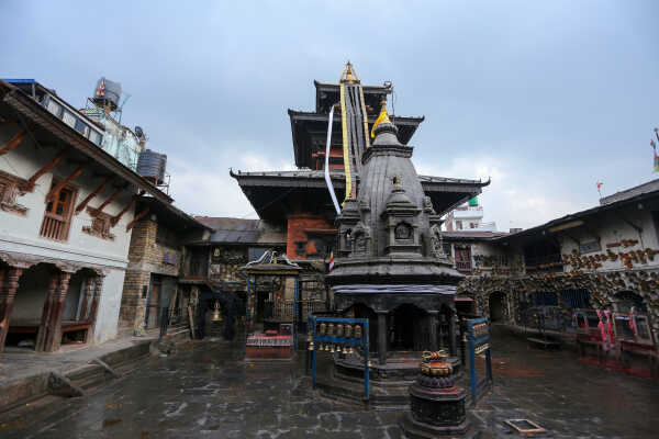 Daily Life in Nepal Adinath and Jalpa Devi Temples at Chobhar Hill
