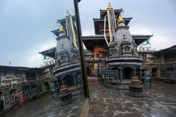 Daily Life in Nepal Adinath and Jalpa Devi Temples at Chobhar Hill