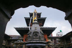 Daily Life in Nepal Adinath and Jalpa Devi Temples at Chobhar Hill