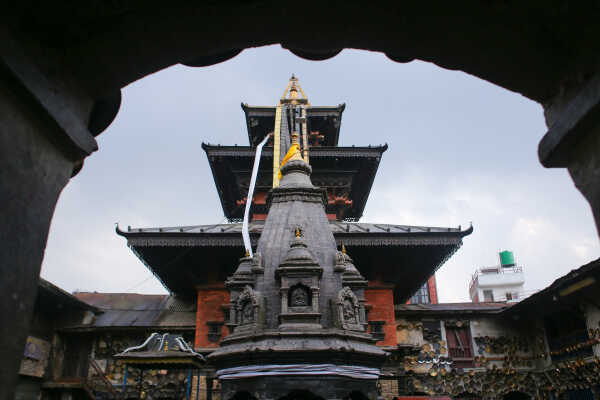 Daily Life in Nepal Adinath and Jalpa Devi Temples at Chobhar Hill