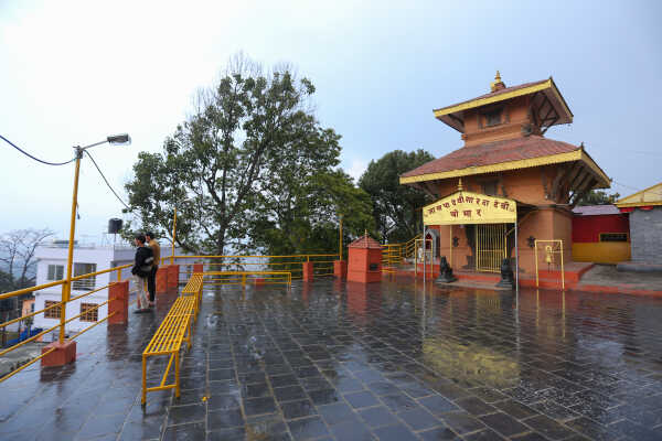 Daily Life in Nepal Adinath and Jalpa Devi Temples at Chobhar Hill
