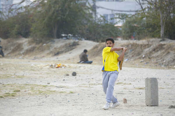 Daily Life in Nepal Youth Sports Activities at Tinkune Ground