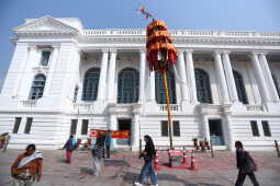 Fagu Festival Begins in Basantapur with the Erection of Chir on Phalgun Shukla Ashtami (19)