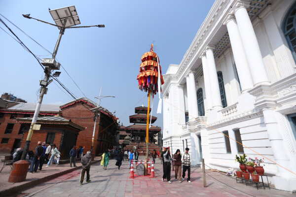 Fagu Festival Begins in Basantapur with the Erection of Chir on Phalgun Shukla Ashtami (23)