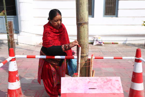 Fagu Festival Begins in Basantapur with the Erection of Chir on Phalgun Shukla Ashtami (24)