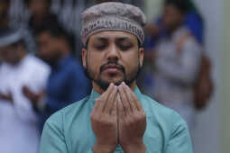 First Friday Prayers of Ramadan in Kathmandu