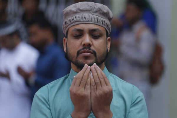 First Friday Prayers of Ramadan in Kathmandu
