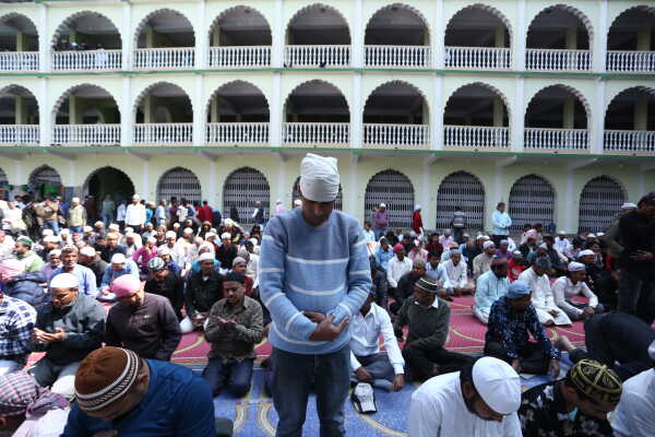 First Friday Prayers of Ramadan in Kathmandu