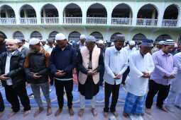 First Friday Prayers of Ramadan in Kathmandu