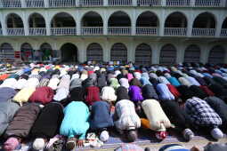 First Friday Prayers of Ramadan in Kathmandu