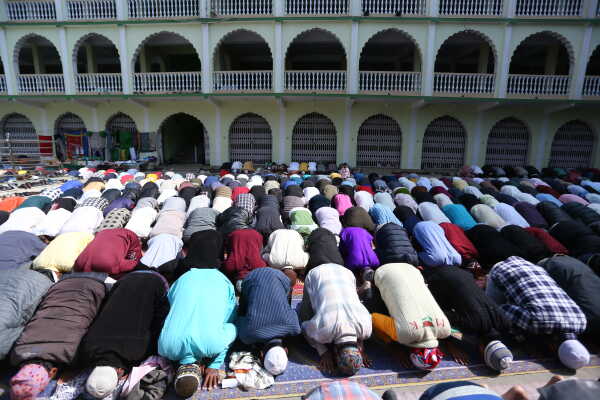 First Friday Prayers of Ramadan in Kathmandu