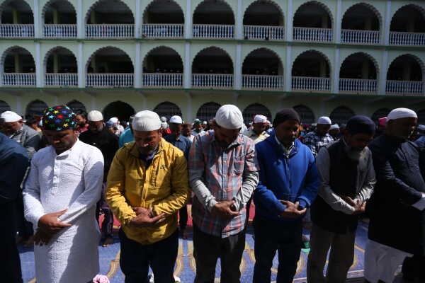 First Friday Prayers of Ramadan in Kathmandu