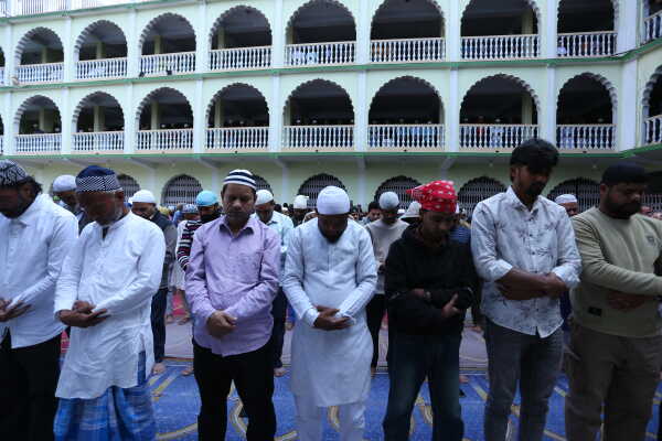 First Friday Prayers of Ramadan in Kathmandu