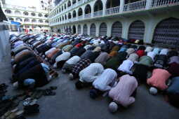 First Friday Prayers of Ramadan in Kathmandu