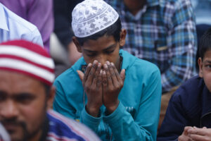 First Friday Prayers of Ramadan in Kathmandu