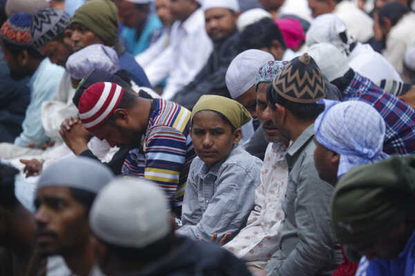 First Friday Prayers of Ramadan in Kathmandu