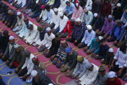 First Friday Prayers of Ramadan in Kathmandu