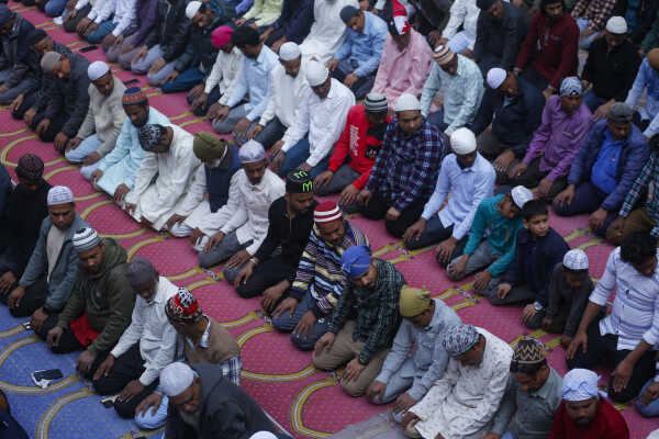 First Friday Prayers of Ramadan in Kathmandu