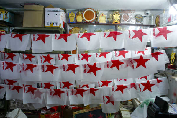 Flag Makers Busy Ahead of House of Representatives Election in Kathmandu
