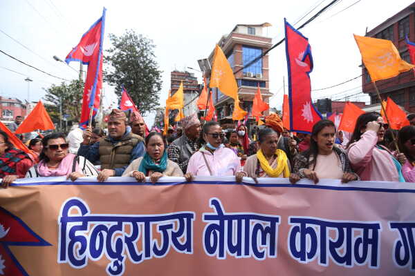 Pro‑Monarchy Groups Rally in Kathmandu Calling for Hindu State and Release of Durga Prasai