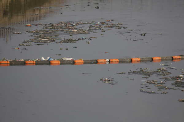 Trash Barriers Installed to Reduce River Pollution in Kathmandu