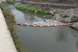 Trash Barriers Installed to Reduce River Pollution in Kathmandu