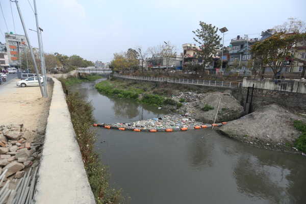 Trash Barriers Installed to Reduce River Pollution in Kathmandu