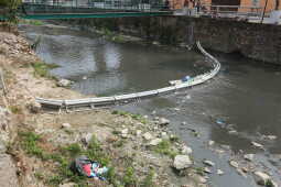 Trash Barriers Installed to Reduce River Pollution in Kathmandu