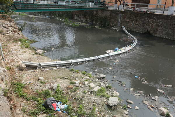 Trash Barriers Installed to Reduce River Pollution in Kathmandu