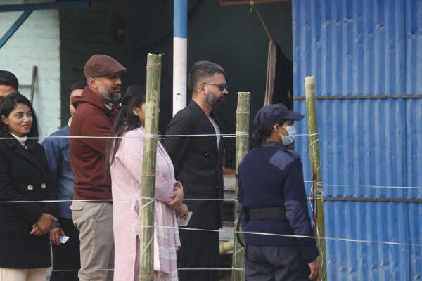 Balen Shah Casts Vote in House of Representatives Election 2082