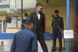 Balen Shah Casts Vote in House of Representatives Election 2082