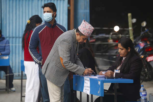 Balen Shah Casts Vote in House of Representatives Election 2082