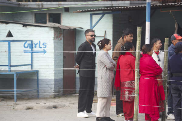 Balen Shah Casts Vote in House of Representatives Election 2082