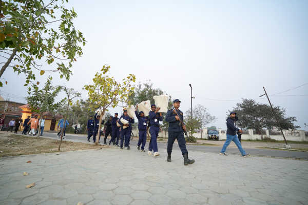 Ballot Boxes Transported for Counting After Voting in Dhanusha