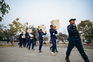Election Day in Dhanusha: Voters Cast Ballots and Ballot Boxes Transported for Counting