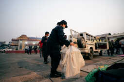 Ballot Boxes Transported for Counting After Voting in Dhanusha