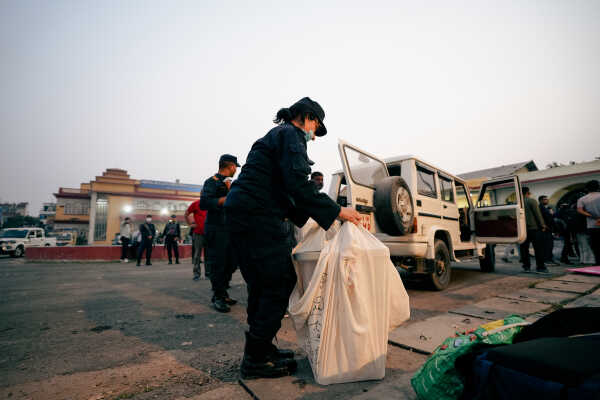 Ballot Boxes Transported for Counting After Voting in Dhanusha