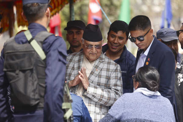 CPN-UML Chairman KP Sharma Oli Casts Vote in House of Representatives Election 2082
