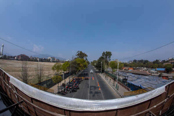 5th March, 2026. Kathmandu, Nepal. Election  in kathmandu valley and the empty roads.