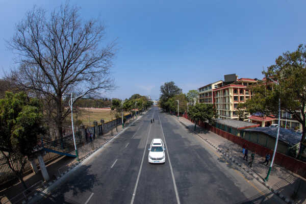 5th March, 2026. Kathmandu, Nepal. Election  in kathmandu valley and the empty roads.