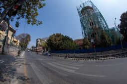 5th March, 2026. Kathmandu, Nepal. Election  in kathmandu valley and the empty roads.