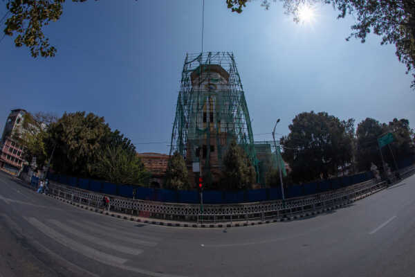 5th March, 2026. Kathmandu, Nepal. Election  in kathmandu valley and the empty roads.