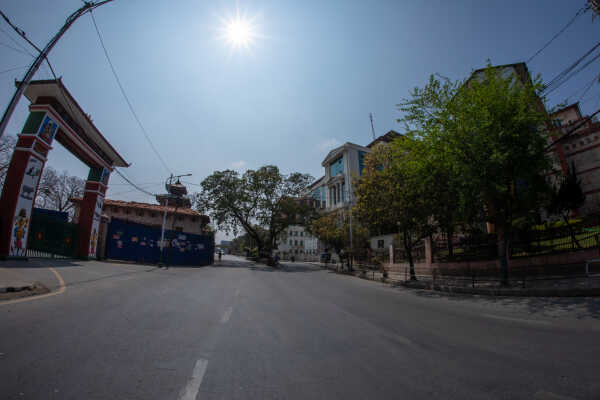 5th March, 2026. Kathmandu, Nepal. Election  in kathmandu valley and the empty roads.