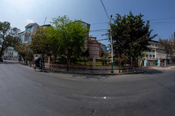 5th March, 2026. Kathmandu, Nepal. Election  in kathmandu valley and the empty roads.