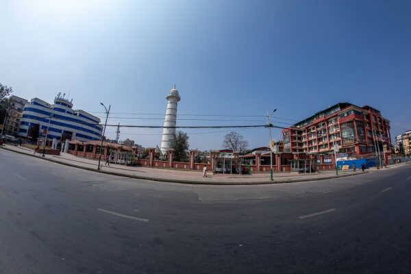 5th March, 2026. Kathmandu, Nepal. Election  in kathmandu valley and the empty roads.