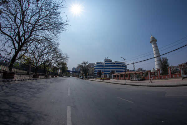 5th March, 2026. Kathmandu, Nepal. Election  in kathmandu valley and the empty roads.